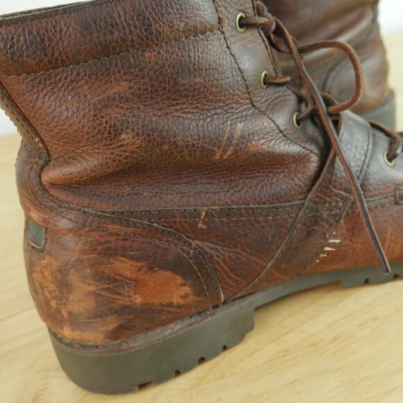 Polo Ralph Lauren Redmond Boots Size 12 Brown Leather Utility Heritage Preppy main image 12